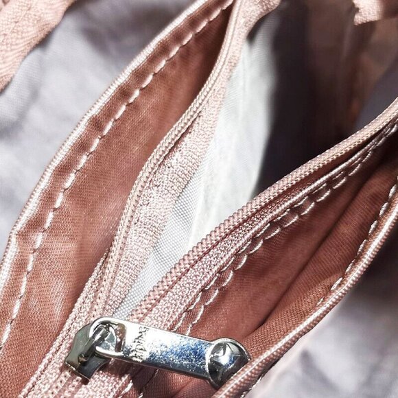 brand new Kipling CREATIVITY LARGE POUCHE metallic pink Multi-use make… - Picture 6 of 7